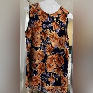 Aritzia WILFRED Floral Sevres Blouse Tank